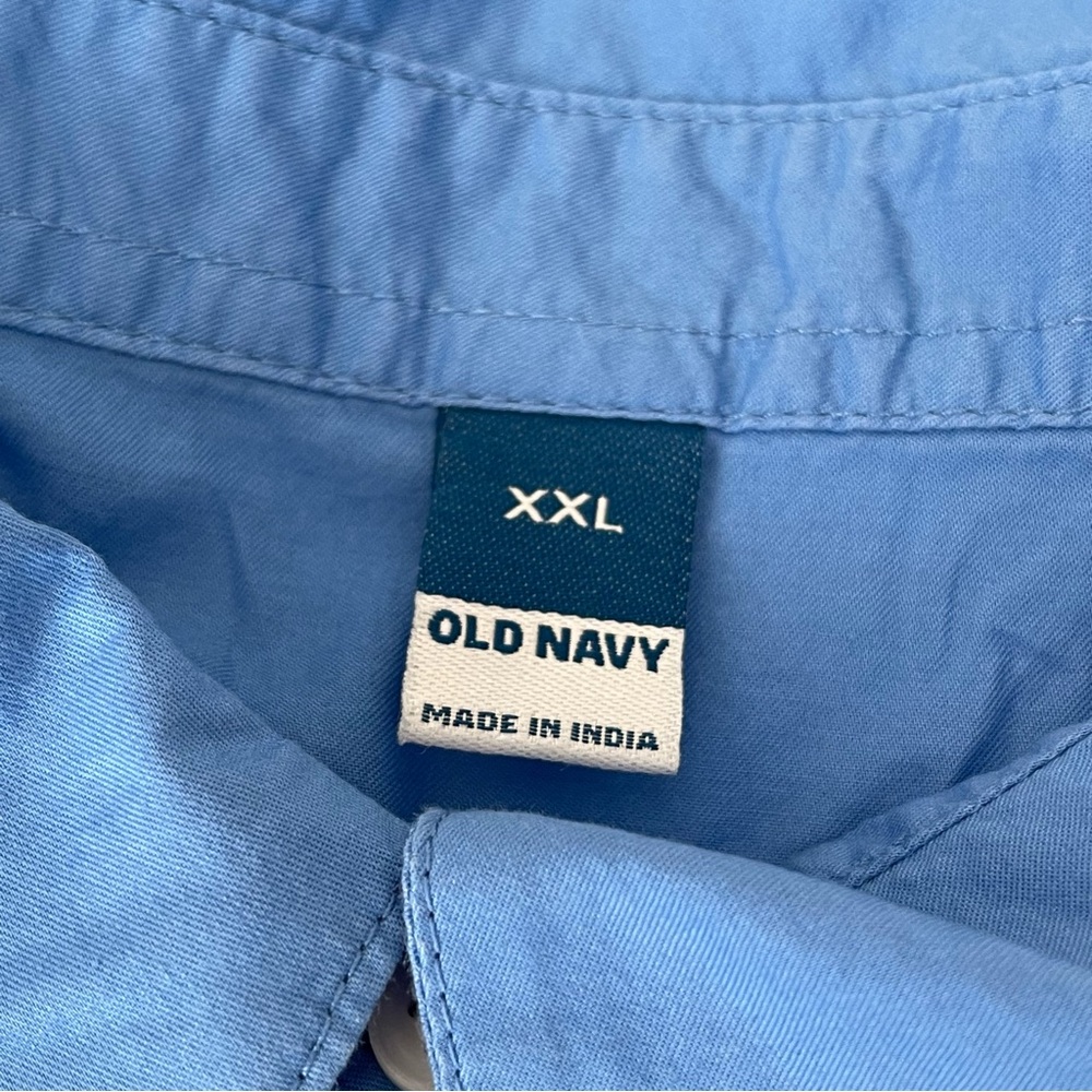 Old Navy Sky Blue Shirt Dress - Picture 5 of 13